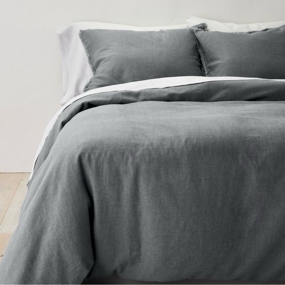 Casaluna Bedding Casaluna Fullqueen Heavyweight Linen Blend Duvet
